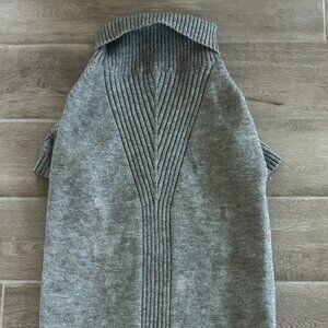 Dog Sweater Soft Pullover for Large Dog Size 3XL-Acrylic and Nylon - Grey